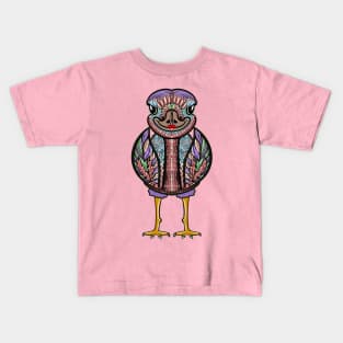 Colorful ostrich Kids T-Shirt
